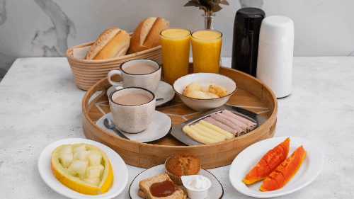 imagem de café da manhã